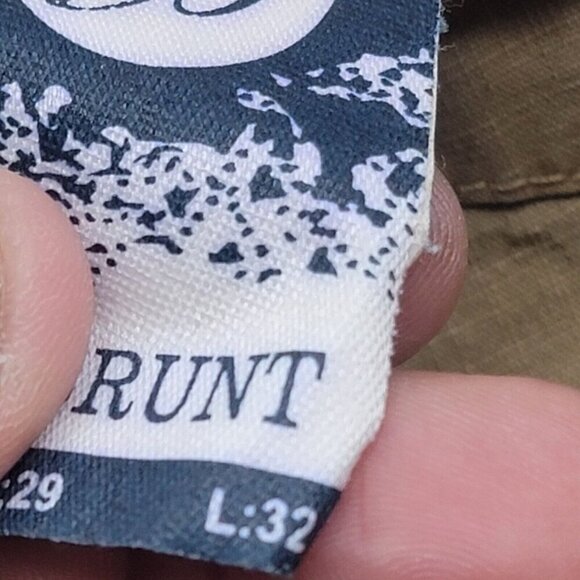 BRUNT Pants Womens Size 29x32 Brown Cargo Utility Workwear Hiking Outdoors - Picture 5 of 16